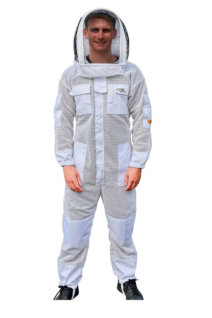 Quick Beekeeping Starter Kit with 3 Layer Mesh SUIT - Beekeeping Gear
