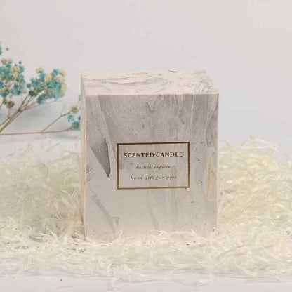Gray Ceramic Candle