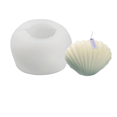 Clam Shell Silicone Candle Mould - Height 52 mm