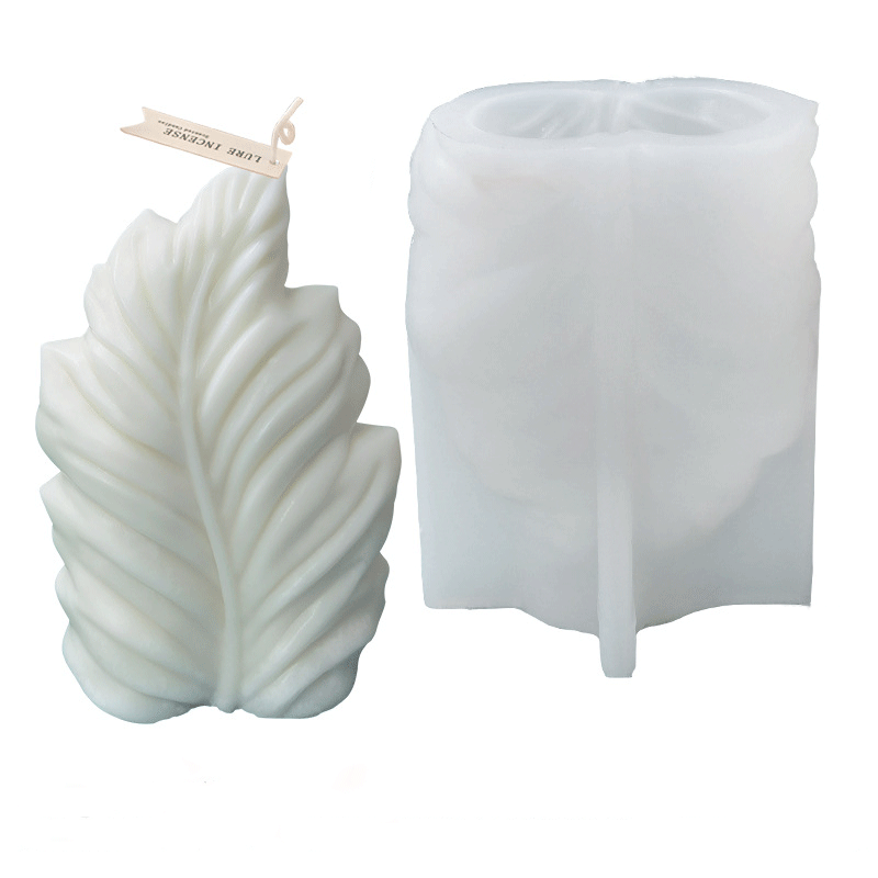 Coral Leaf Silicon Candle Mould