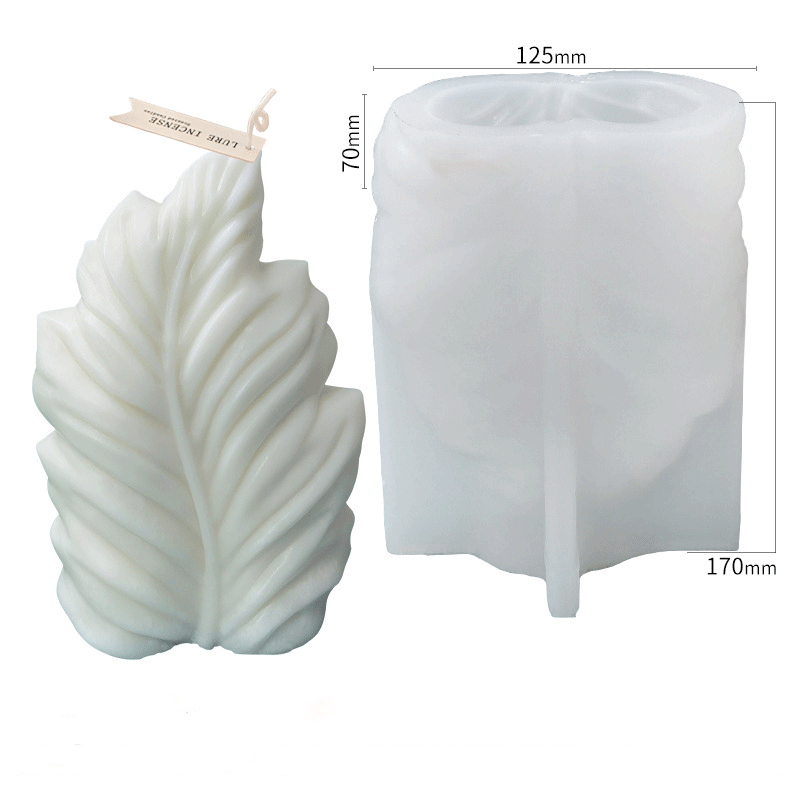 Coral Leaf Silicon Candle Mould