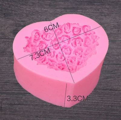 Silicone Candle/Bath Bomb Mould Rose Shape - Beekeeping Gear