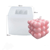 Cube Bubble Shape Silicone Candle Mould - Height 86 mm