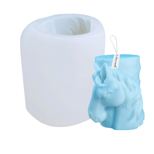 Horse Shape Silicone Candle Mould - Height 105 mm