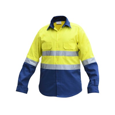 Premium Quality HI VIS OZ ARMOUR Work Shirts Super Heavy Duty Full Sleeves - Beekeeping Gear