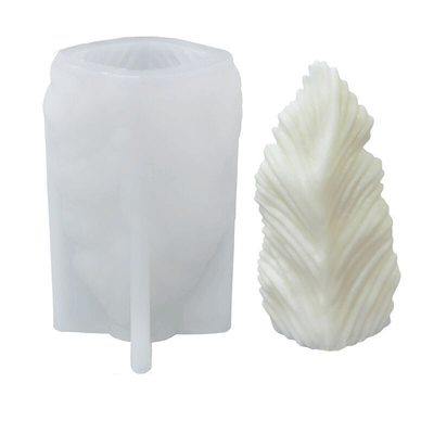 Leaf Shape Silicone Candle Mould - Height 167 mm