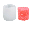 Rose Heart Silicone Candle Mould - Height 82 mm