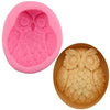 Silicone CandleBath bomb Mould 3D Owl