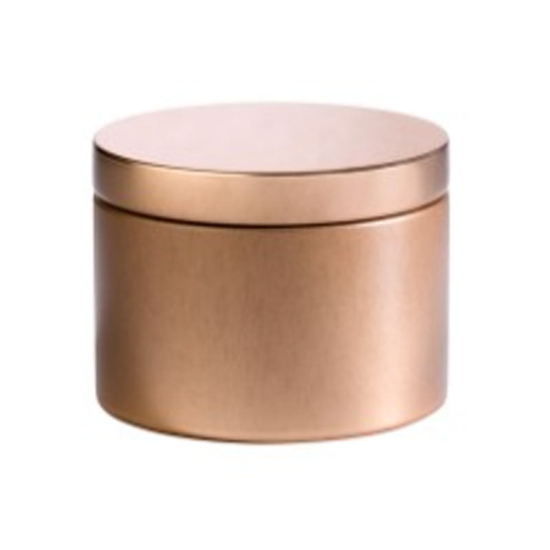 Gold Aluminum Candle Box