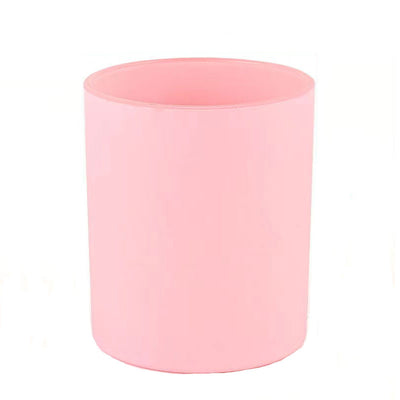 Pink Candle Glass Jar
