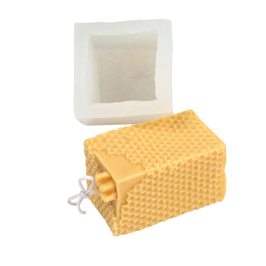 Cuboid Pattern Honeycomb Silicone Candle Mould