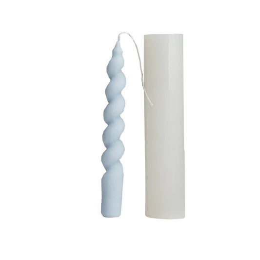 Spiral Shape Silicone Candle Mould