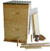 Beekeeping Starter Kit 1 Oz Armour New Zealand Pine Beehive & Tools - Beekeeping Gear