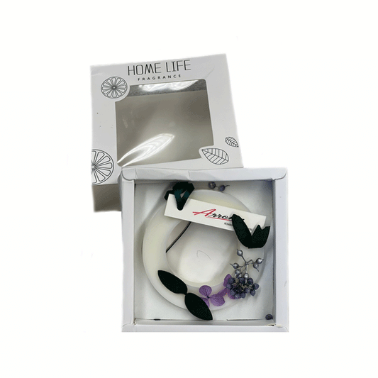 Dried Flower And Leave Scented Candle