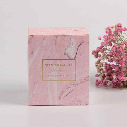 Pink Ceramic Candle
