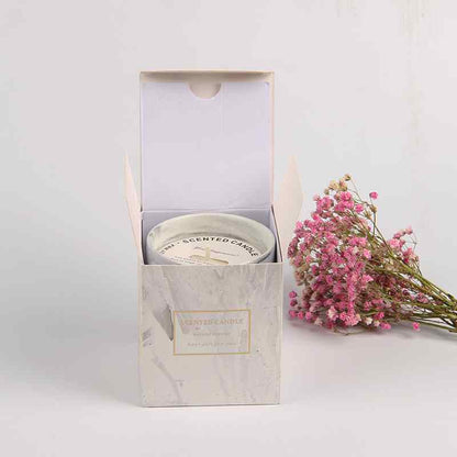 Gray Ceramic Candle