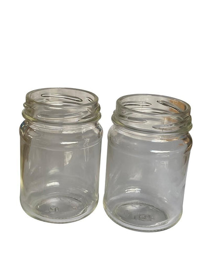 3 Litre Round Glass Jars Honey Containers White lids