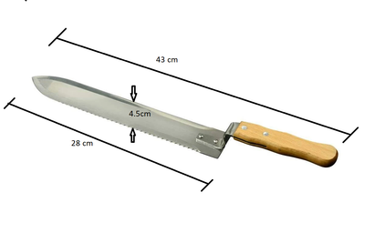 Uncapping Knife - Stainless Steel - Beekeeping Gear