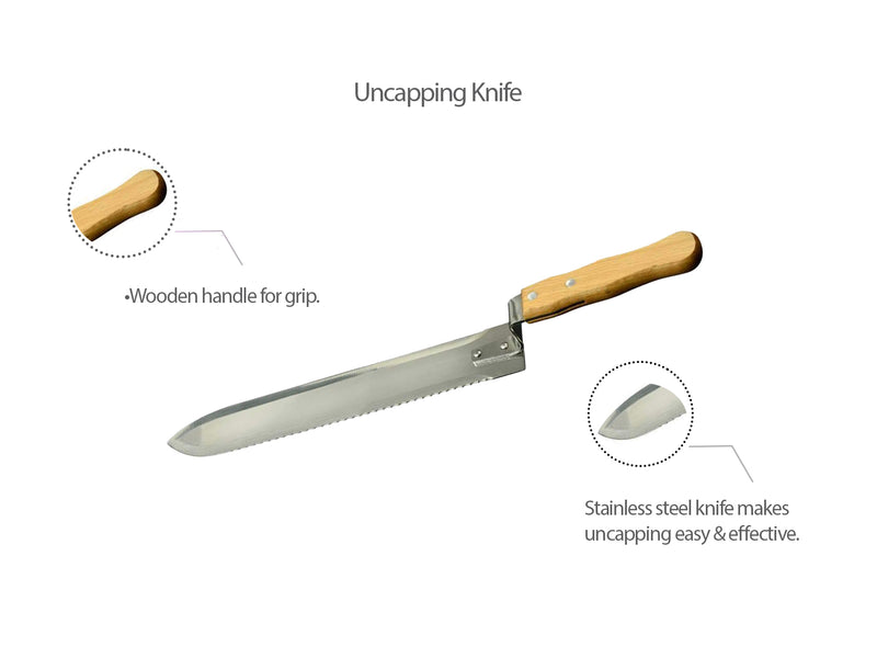 Uncapping Knife - Stainless Steel